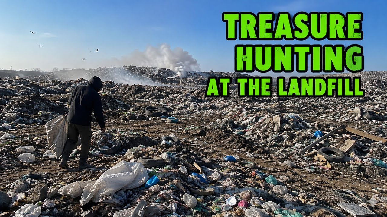 Treasure Hunting at the Landfill | Finding Scrap Metal, Aluminum, Brass & Copper