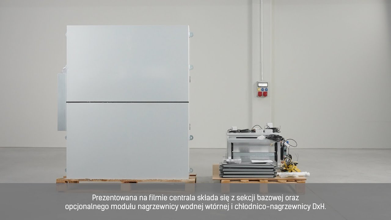 Montaż i pierwsze uruchomienie - centrala wentylacyjna VENTUS Compact, wersja podwieszana