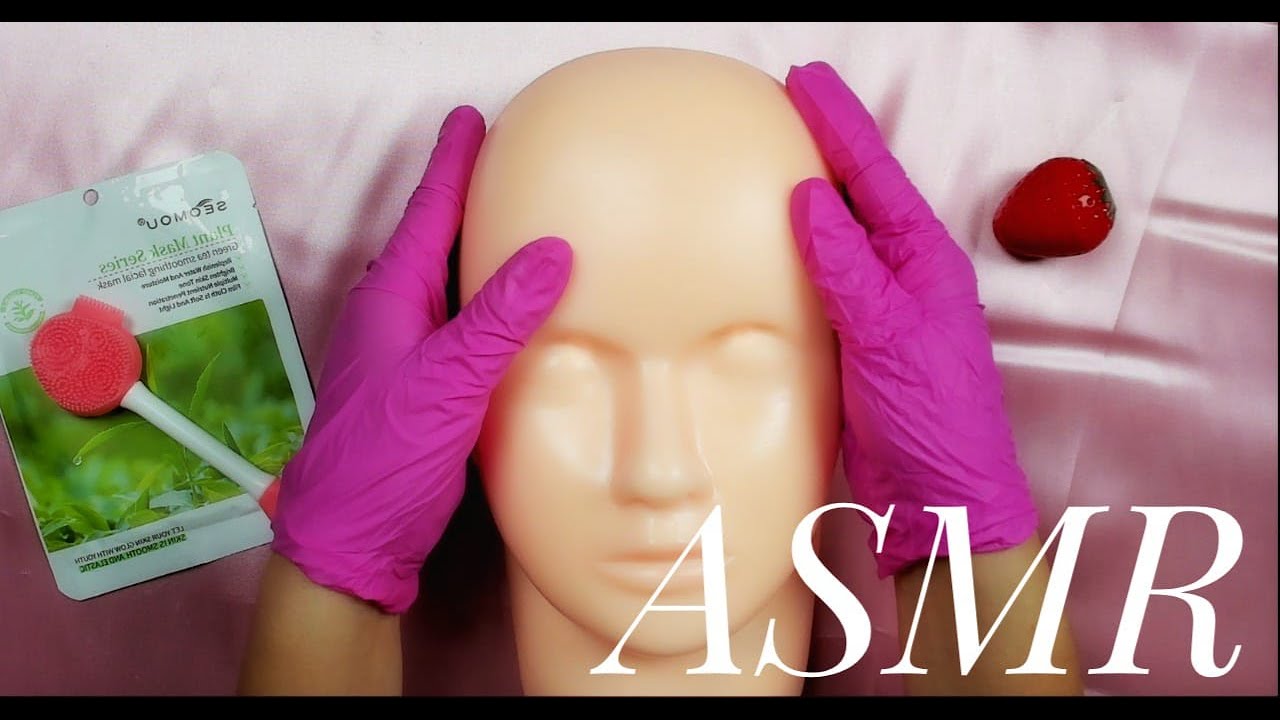 Sesión de limpieza facial ASMR: Sonidos suaves para dormir mejor #asmr