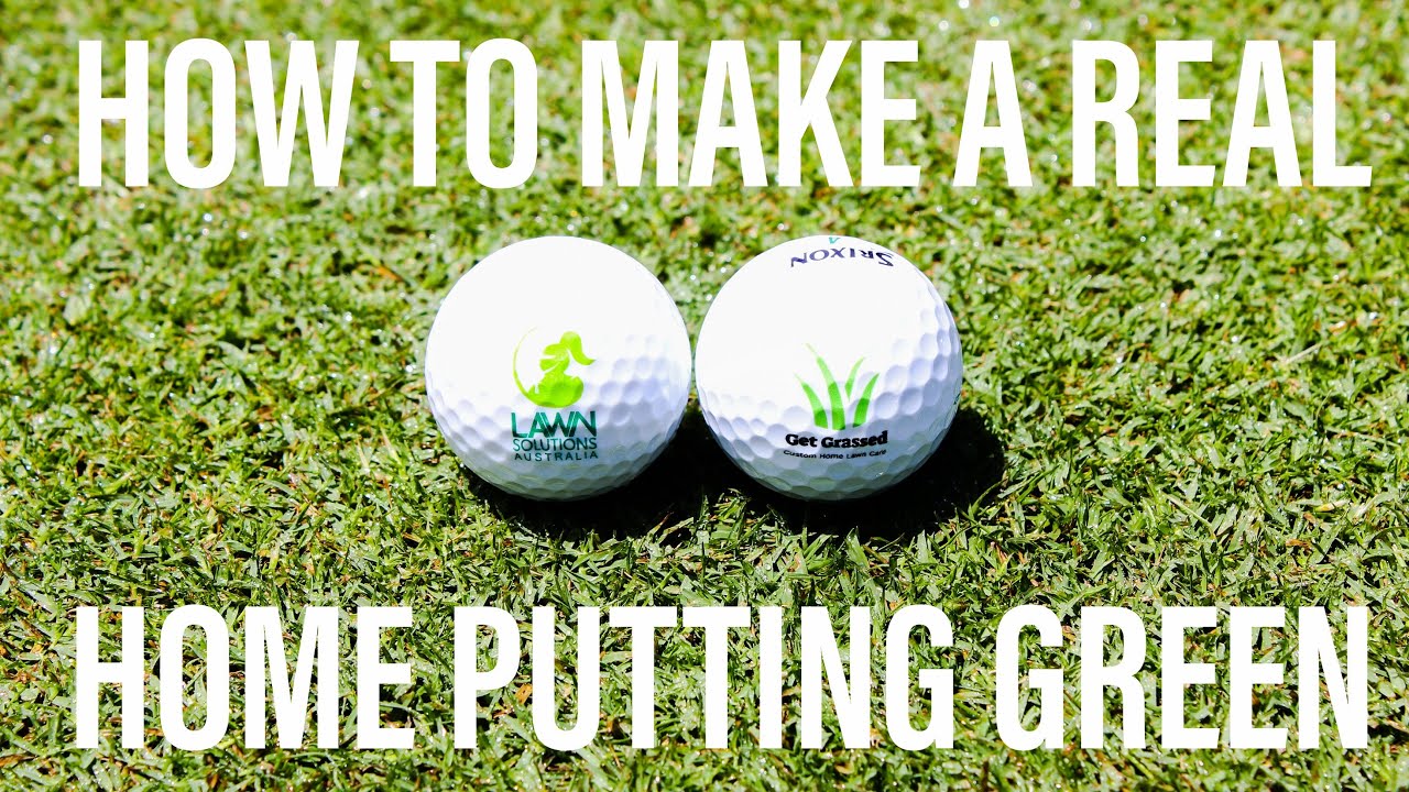 Get Grassed Episode 5 DIY home putting green.