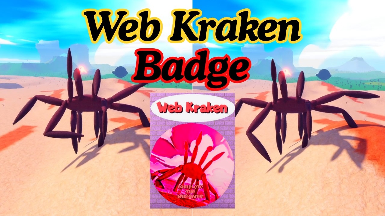 How To Find Minigame + Get Web Kraken Badge 🕷️ | Tiny Universes Roleplay Roblox