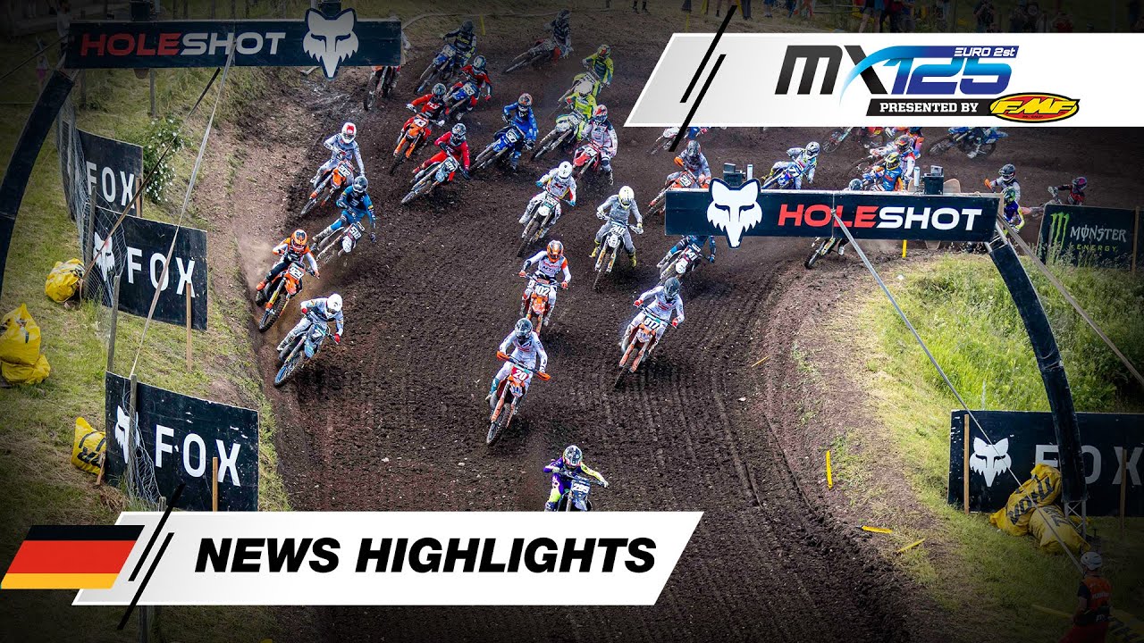 News Highlights EMX125 Presented by FMF Racing Race 1 | 2025 Liqui Moly MXGP of Germany
