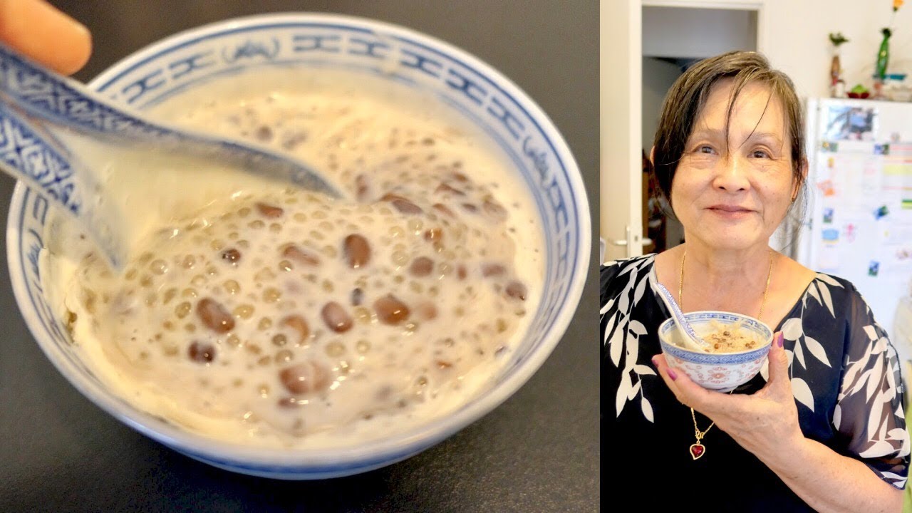 RECETTE DE MA MAMAN #31 Dessert asiatique Azuki sucré aux perles de tapioca (Nam van coco haricots)