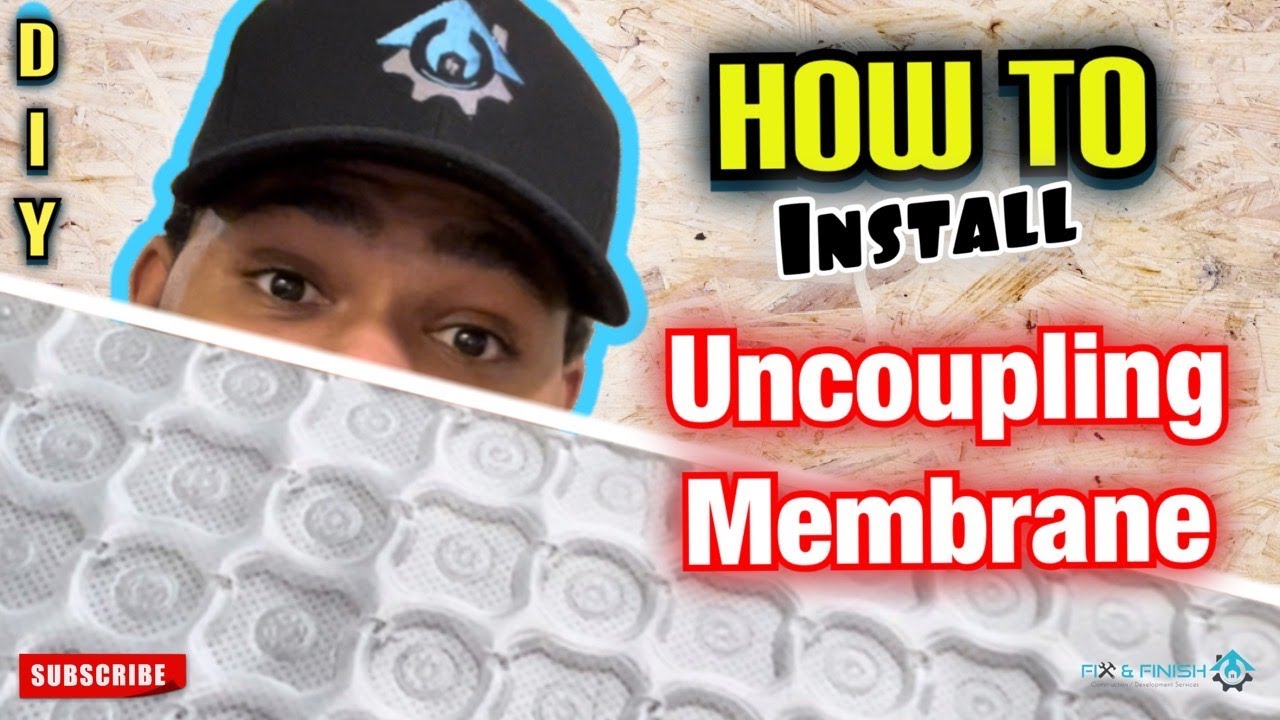 How to install an uncoupling membrane for tile floors // STOP using hardie backerboard// Strata Mat