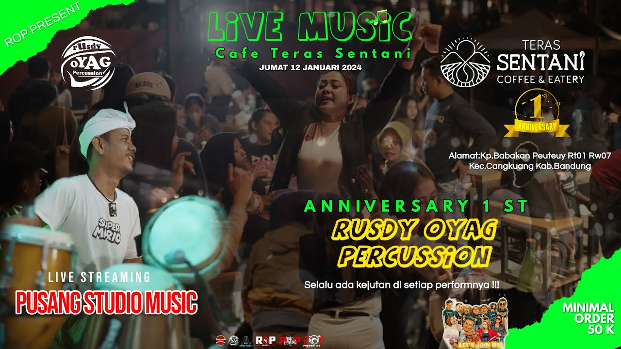 🔴[LIVE] Pusang Studio Music Special Anniversary 1St bersama Teras Sentani | Jumat ,12Januari 2024 |