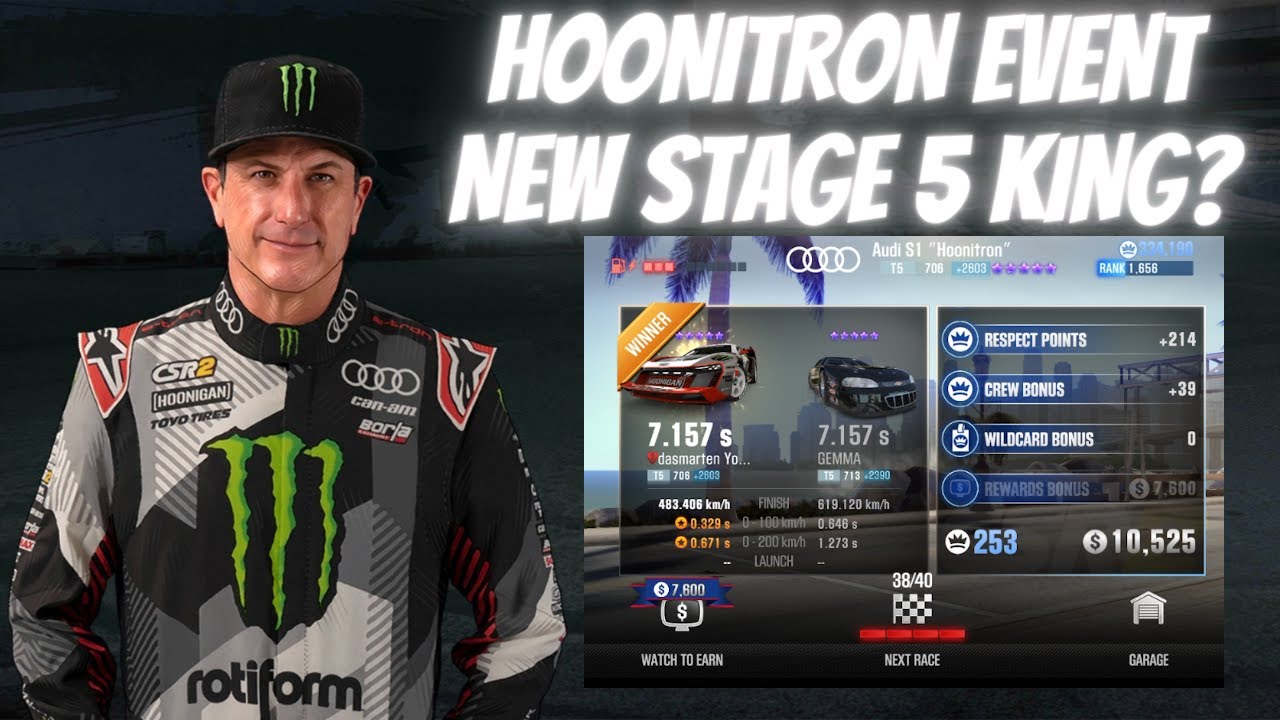 CSR2 | Hoonitron S1 Event | New Stage 5 King? Worth it? Times to Beat!