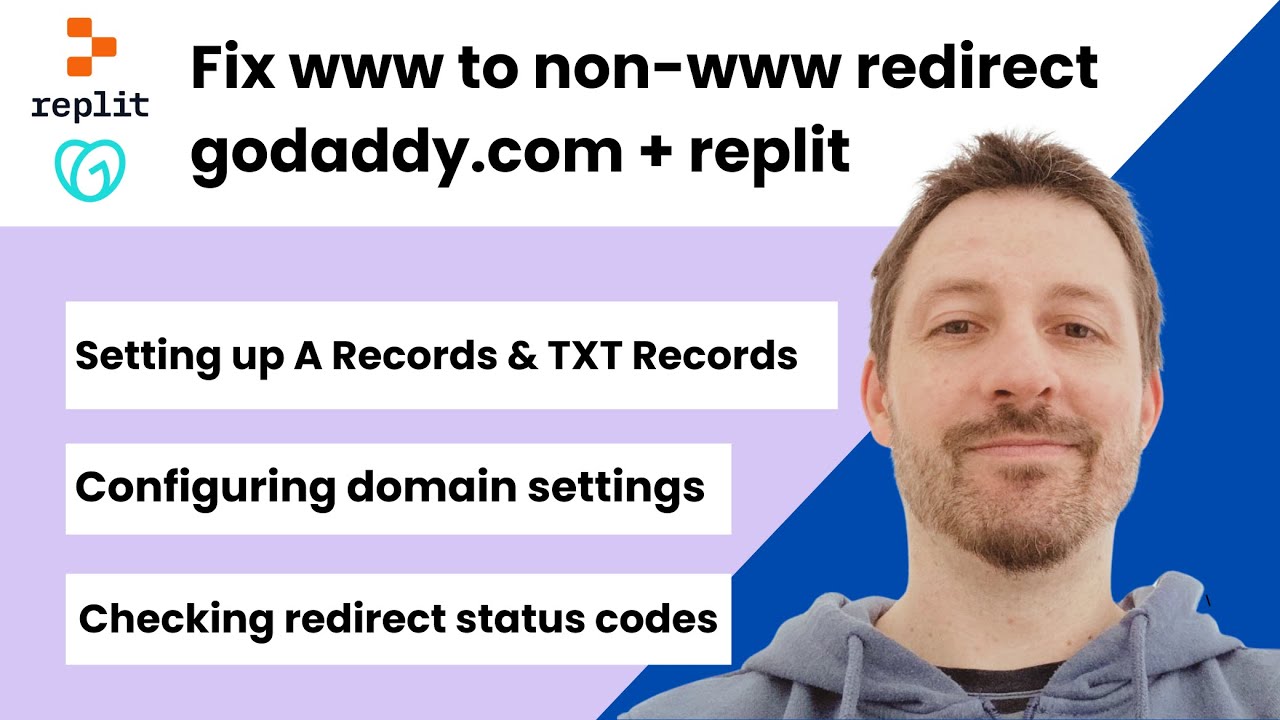 🚀 Fix Your Domain Redirects: www to Non-www (GoDaddy + Replit Setup)