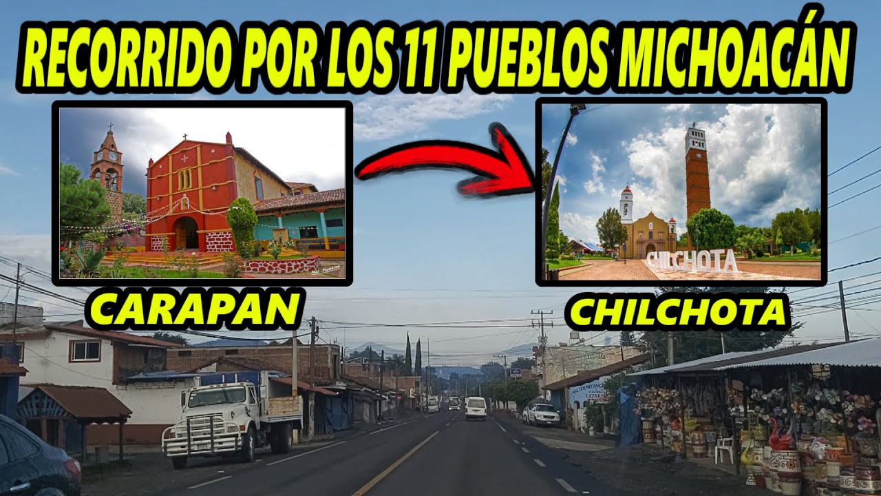 Recorrido por LA CAÑADA DE LOS 11 PUEBLOS EN MICHOACÁN MÉXICO DE CARAPAN A CHILCHOTA / JUANE HALCON