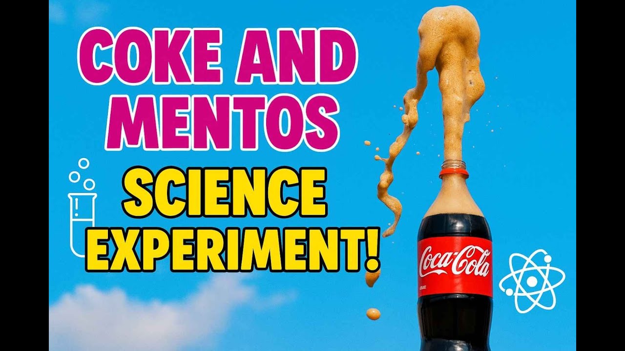 🚀 Coke & Mentos Explosion! | Fun Backyard Science Experiment 🌋🥤