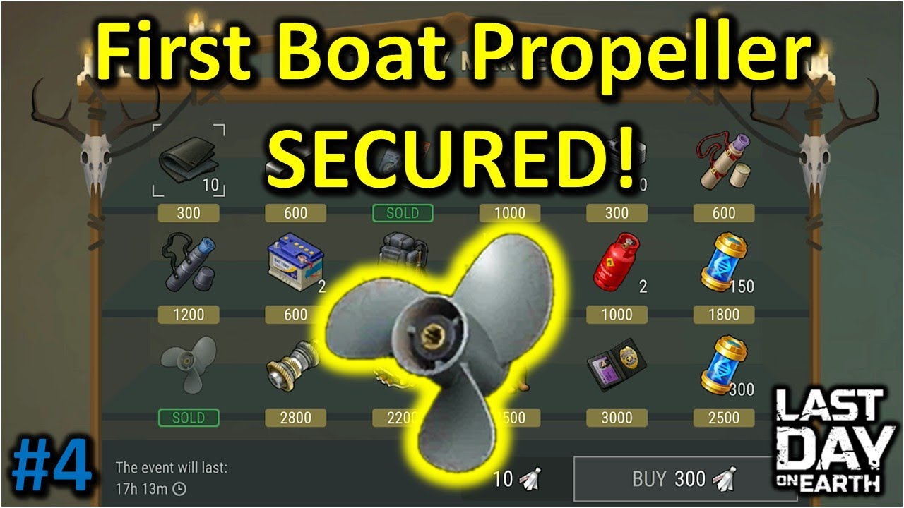 First Boat Propeller SECURED - F2P Journey to the Boat - EP 4 [Last Day on Earth]