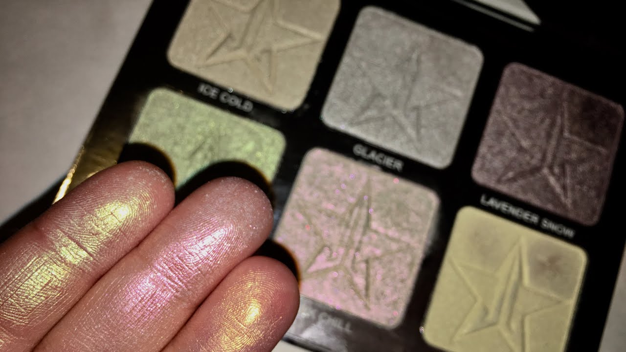 Jeffree Star Platinum Ice Pro Palette SWATCHES ! NEW ! Skin Frost Highlighters