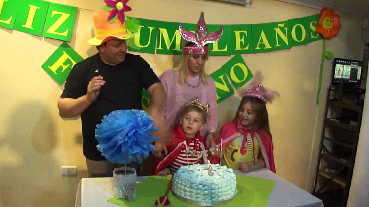 Salón Evaristo´s; Cumple 2 de Faustino: Ceremonia de La torta