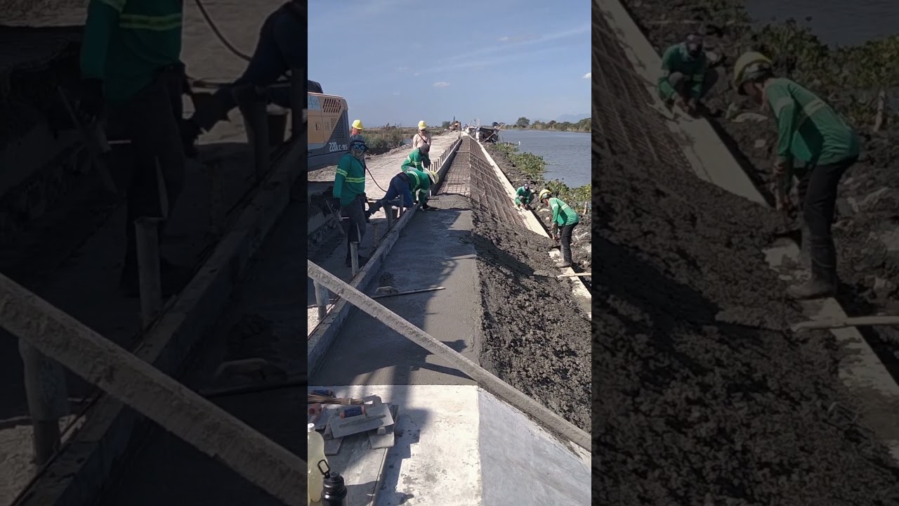 Pouring of River Slope Protection (Video-14)