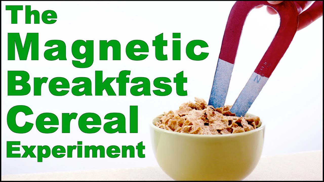 Cool Science Experiment #11 (Magnetic Breakfast Cereal)