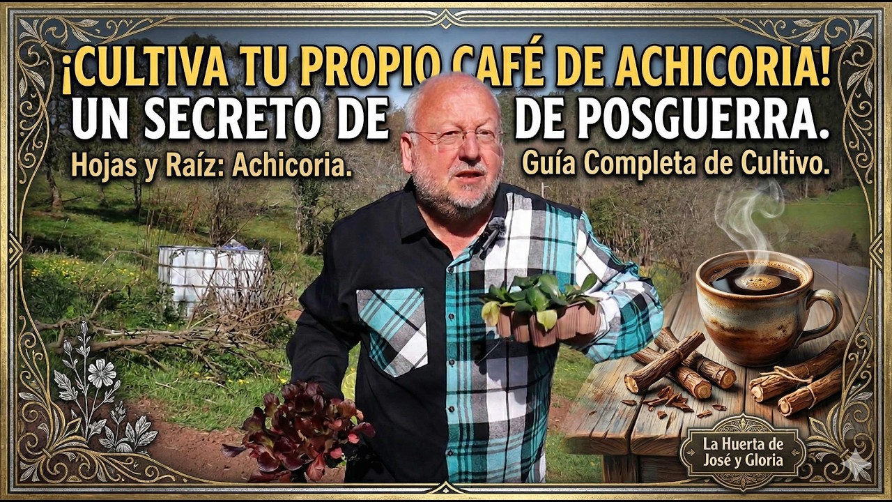 Cultivo de ACHICORIA.  El café de los ABUELOS.
