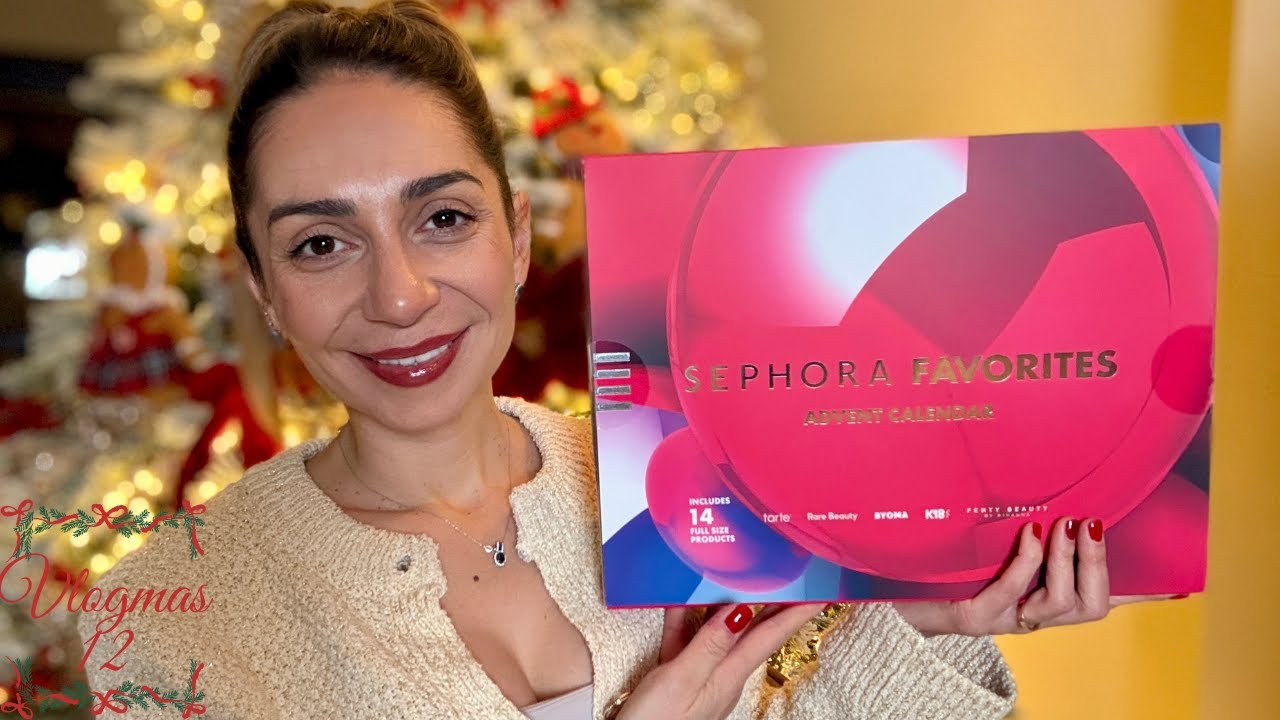 VLOGMAS 12 | Unboxing calendar advent SEPHORA FAVORITES