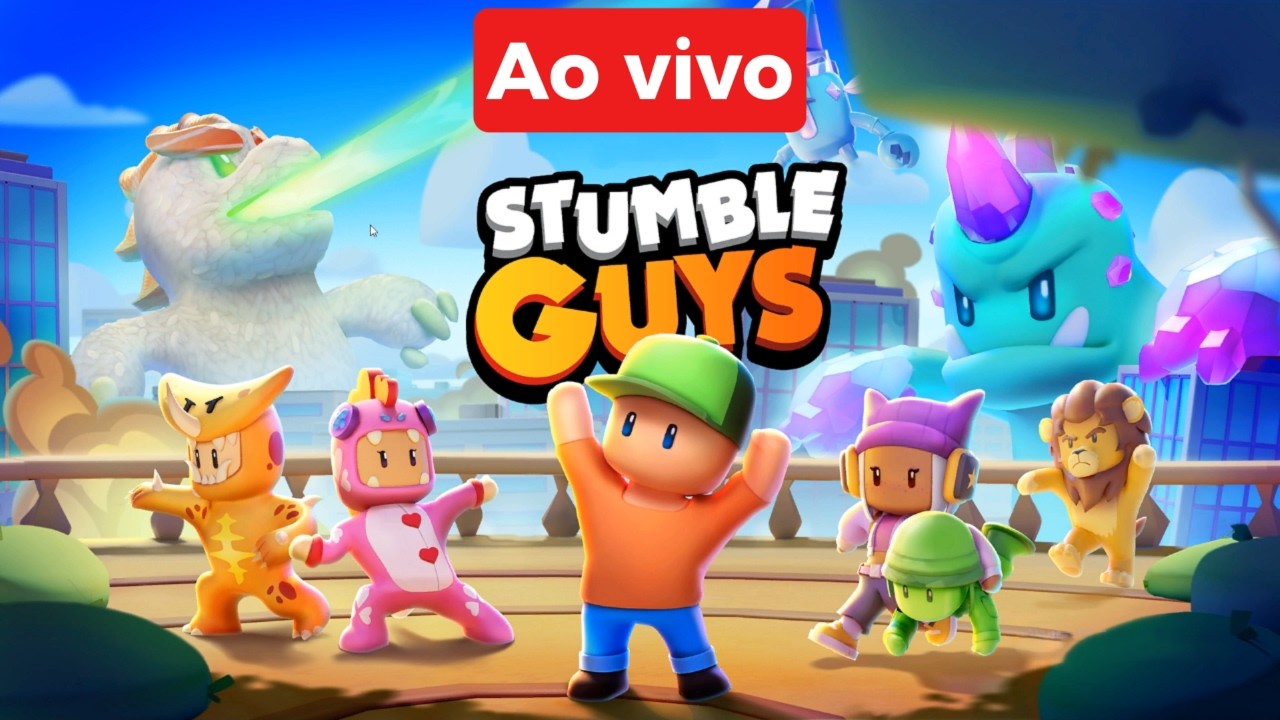 Jogando o joguinho stumble guys!