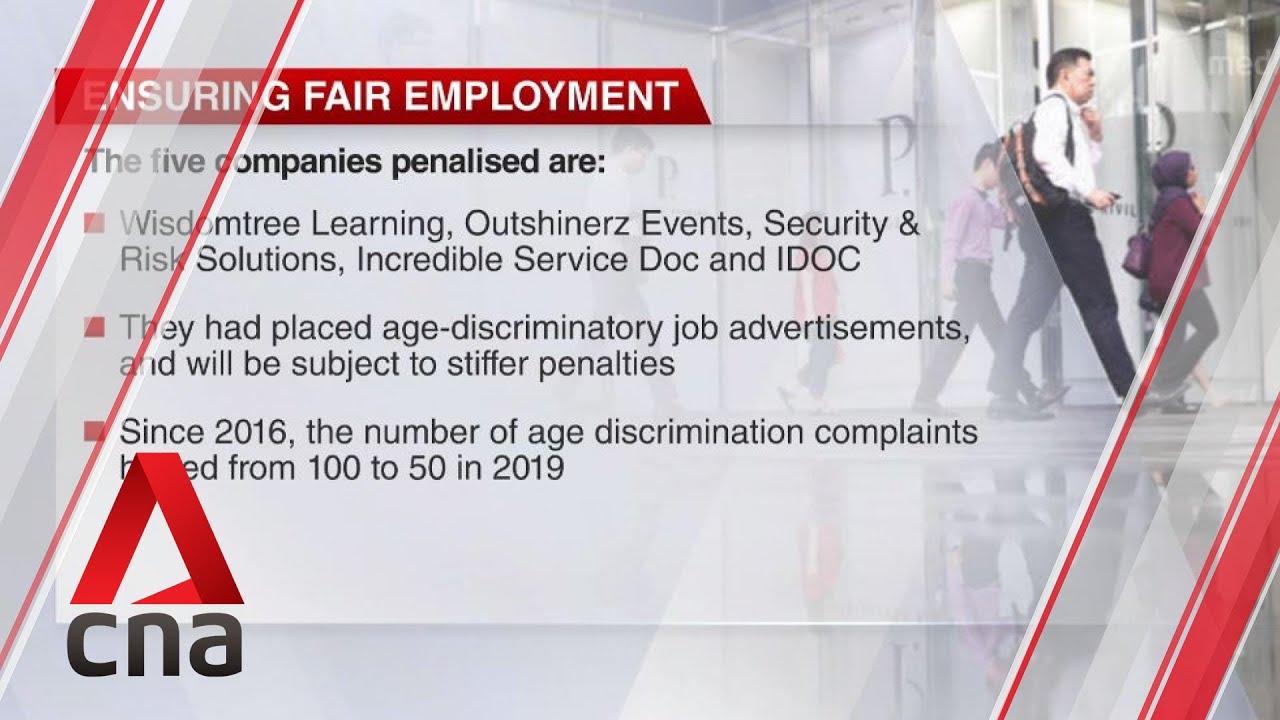 5 employers penalised for age-related discriminatory hiring