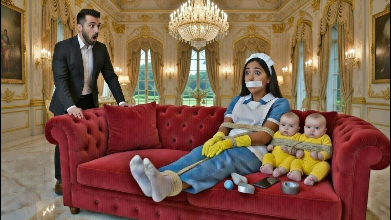 O BILIONÁRIO SEPARADO chegou sem avisar, viu a faxineira negra e seus filhos amarrados e DESCOBRIU o