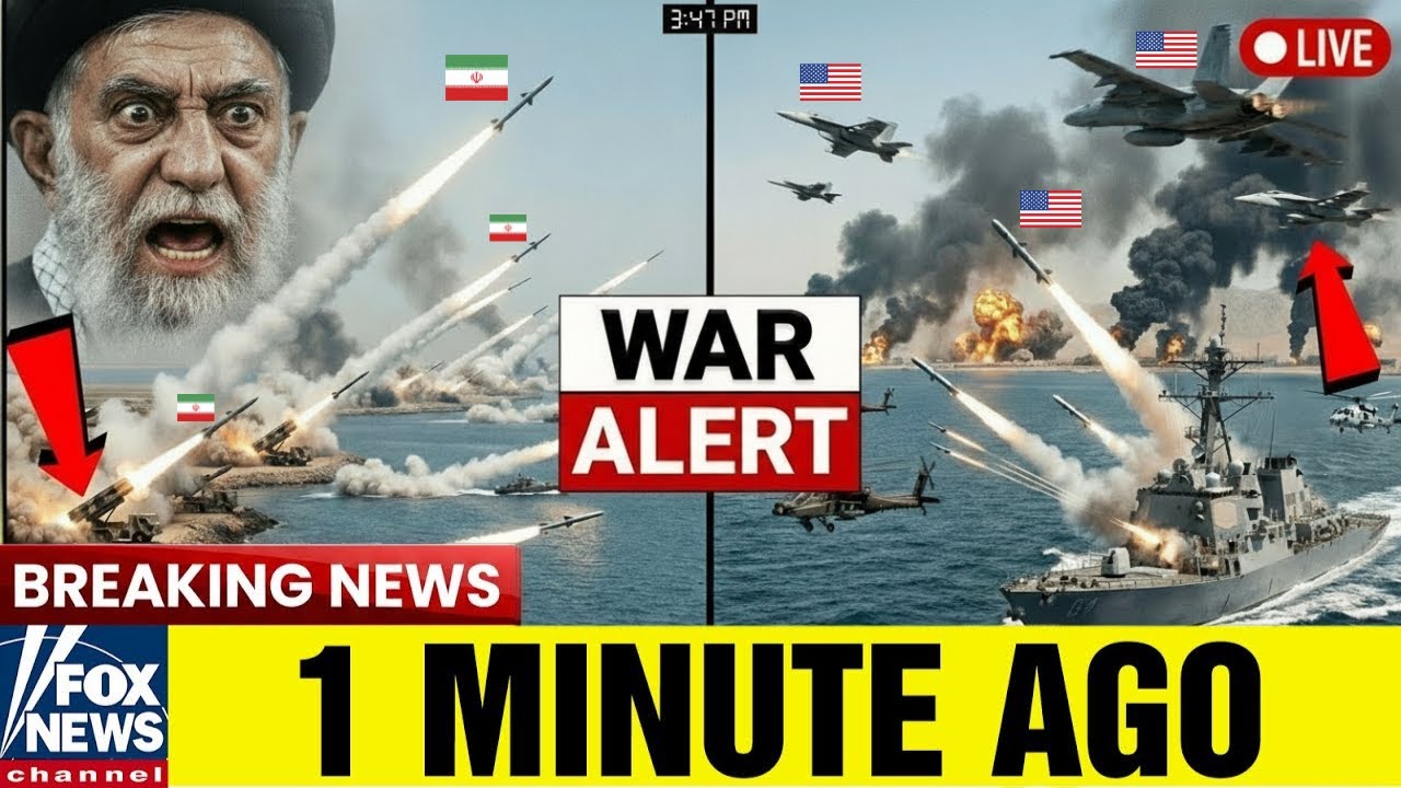 3:47 PM - Iran Fired 52 Missiles At US Destroyers In Strait of Hormuz - 19 Bases Disappeared
