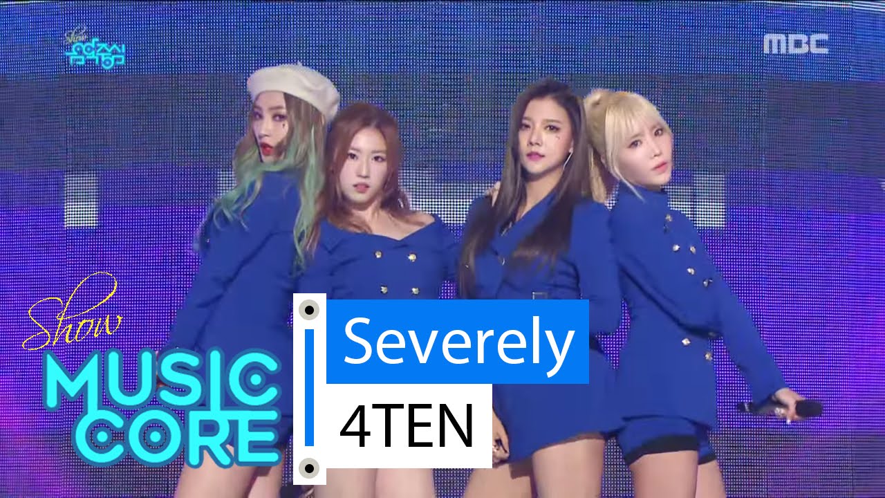 [HOT] 4TEN - Severely, 포텐 - 지독하게 Show Music core 20160319