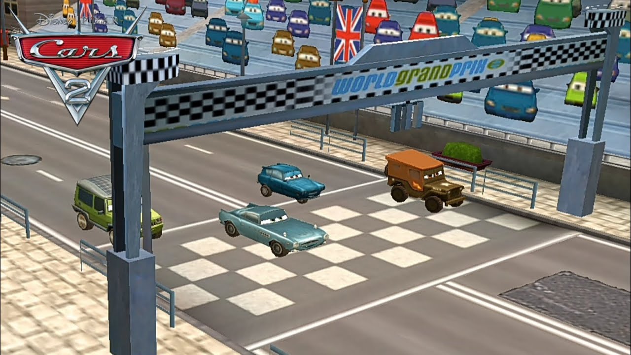 Cars 2: The Video Game - Battle Race #9 - Gameplay (PSP)