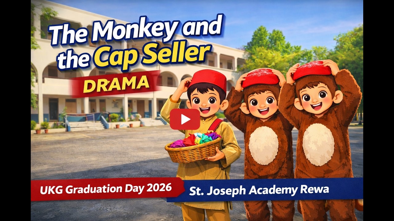 The Monkey and the Cap Seller Drama|UKG|Graduation Day 2026|St.Joseph Academy Rewa|Admission Open|