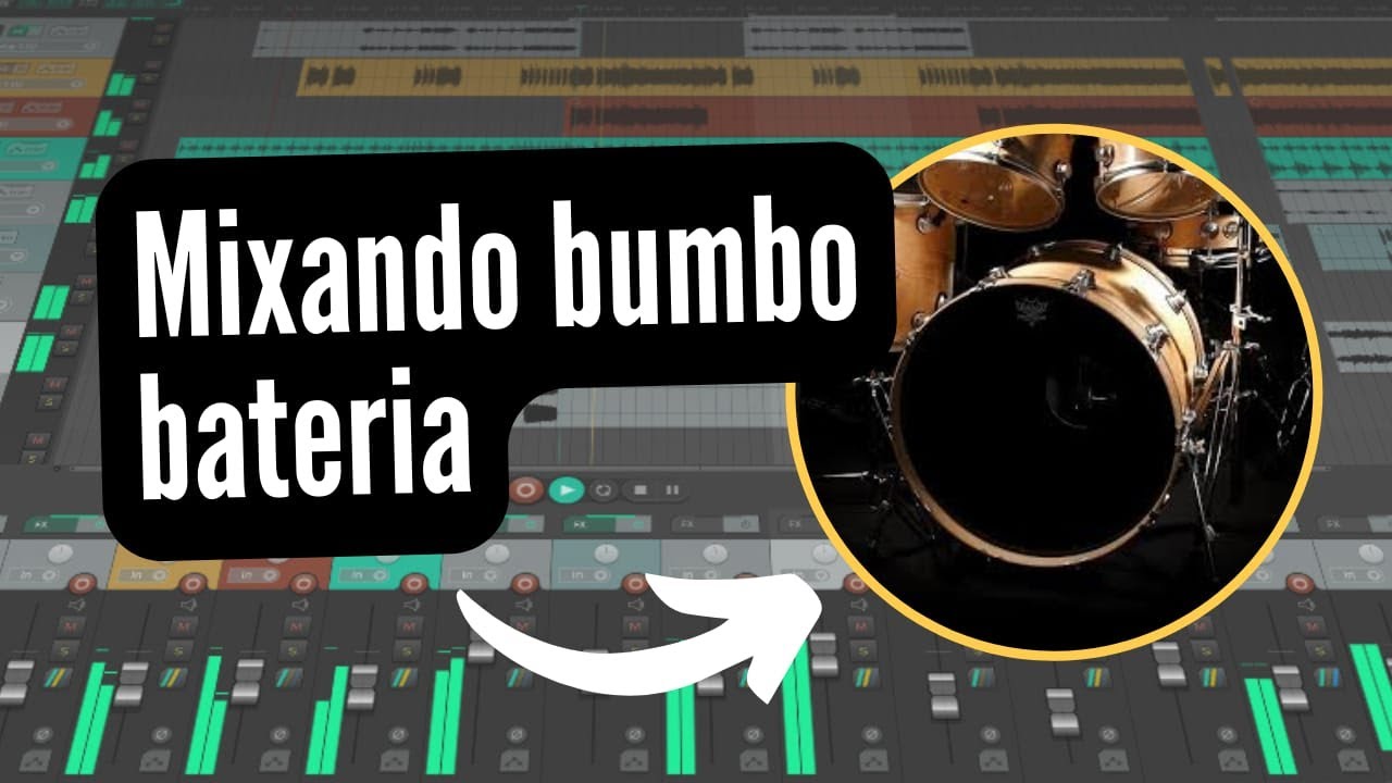 Mixando Bumbo em multipista da Mara Pavanelly