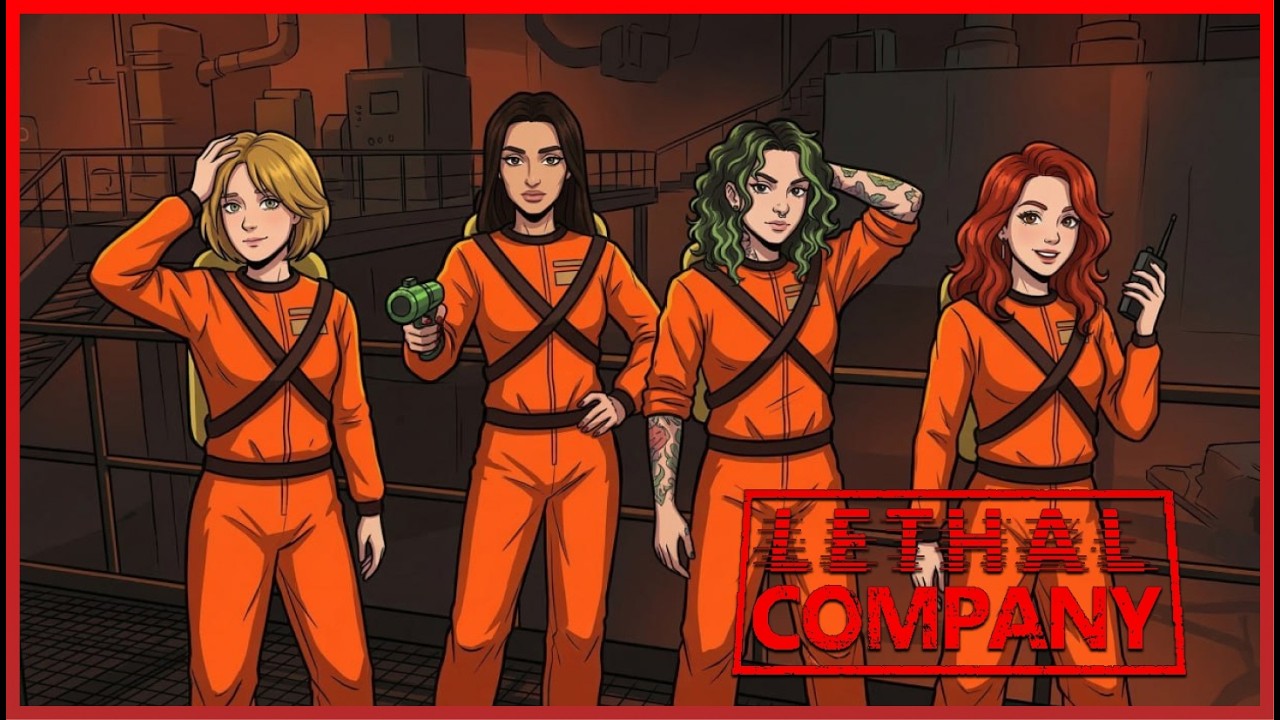 Страшный пак модов на Lethal Company в компании храбрых подруг