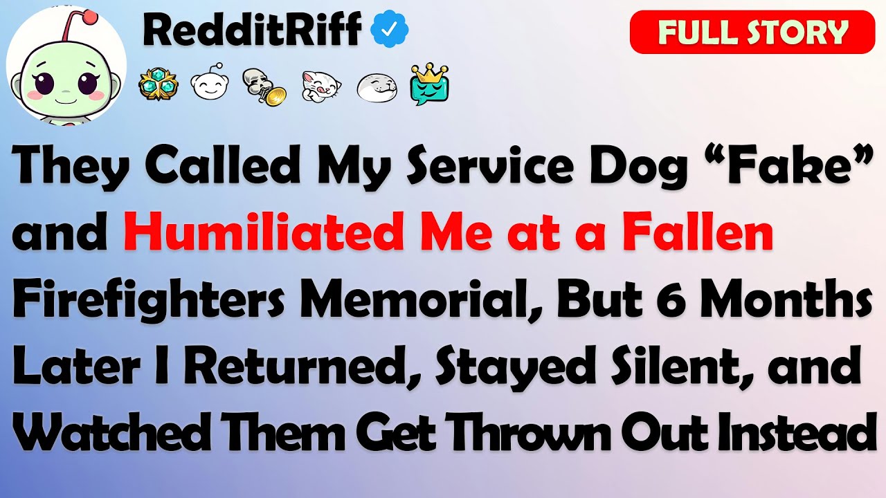 After Strangers Kicked My Service Dog and Forced Me to Prove My Scars at a Firefighters Memorial...