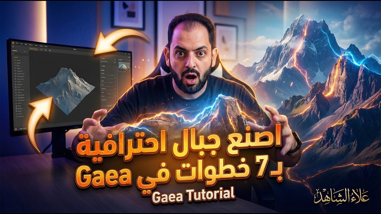سر تصميم التضاريس الخرافية ببرنامج Gaea