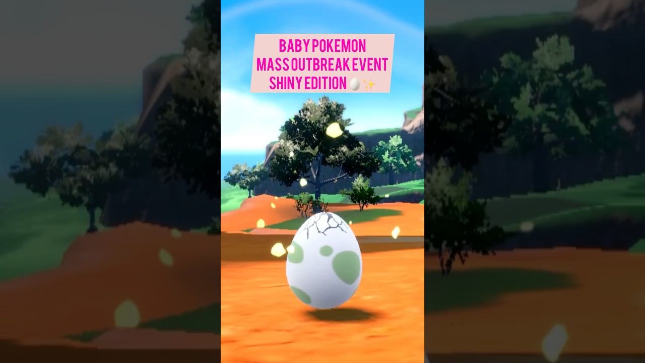 Baby Pok&eacute;mon mass outbreak event - shiny edition! 🥚