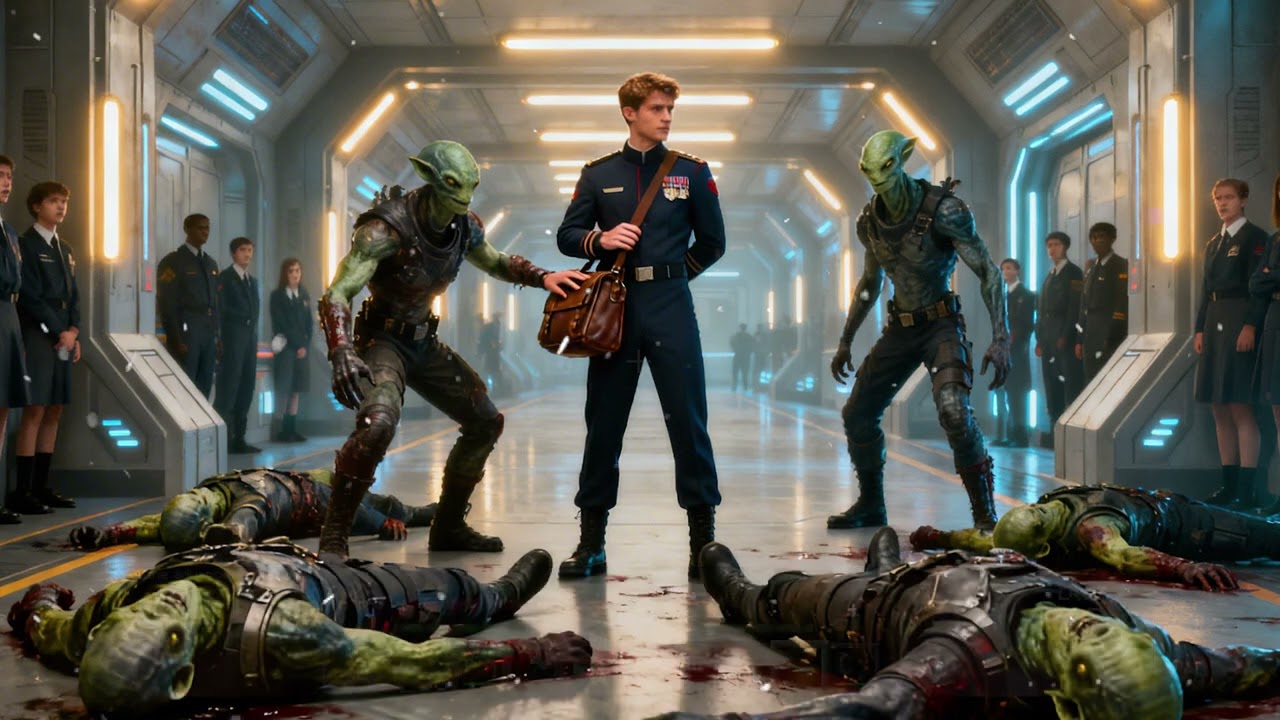 They Touched the Human Cadet’s Bag | He Sent Five Alien Thugs to the ICU in 10 Seconds   HFY