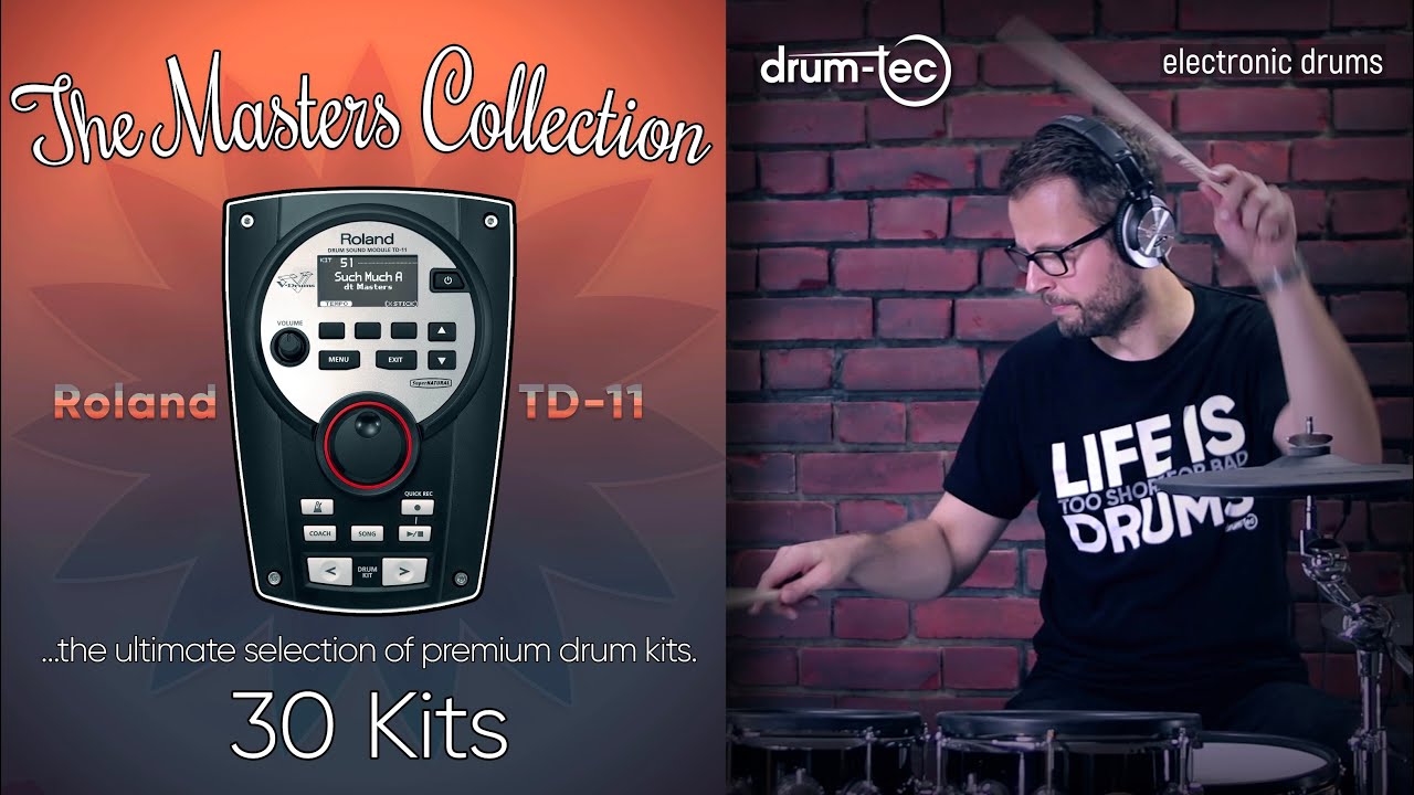 Roland TD-11 Download CUSTOM KITS: The Masters Collection