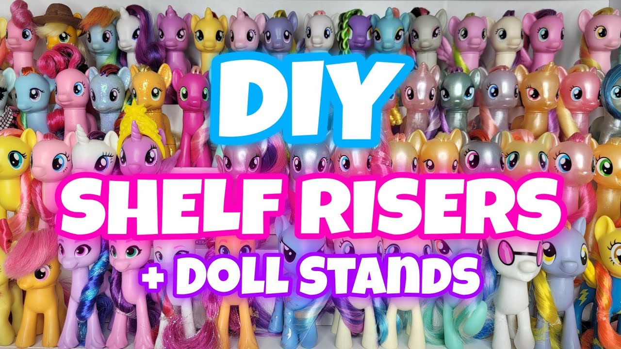 DIY - How To Make Shelf Risers & Doll Stands
