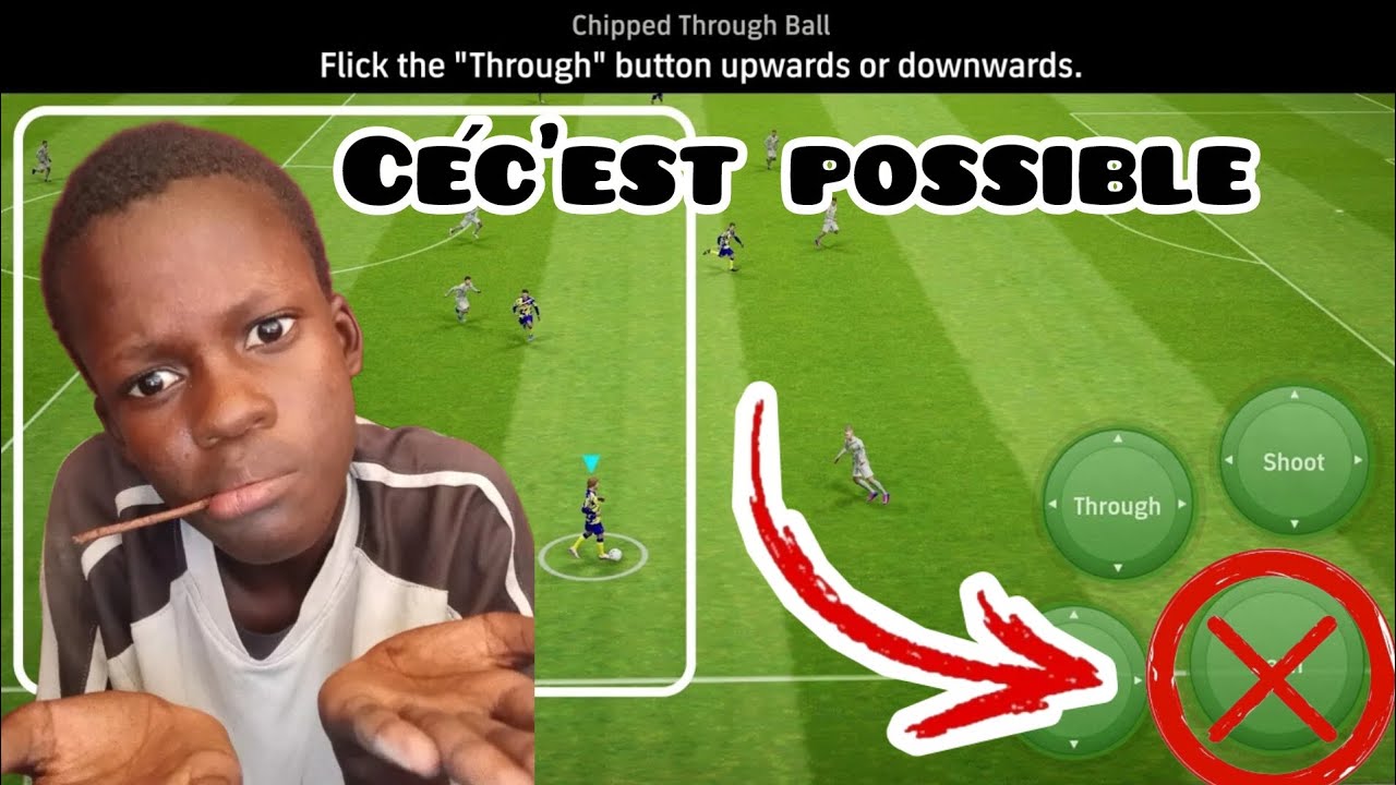 j’ai jouer efootball sans toucher bouton sprint 😱😂 ! .