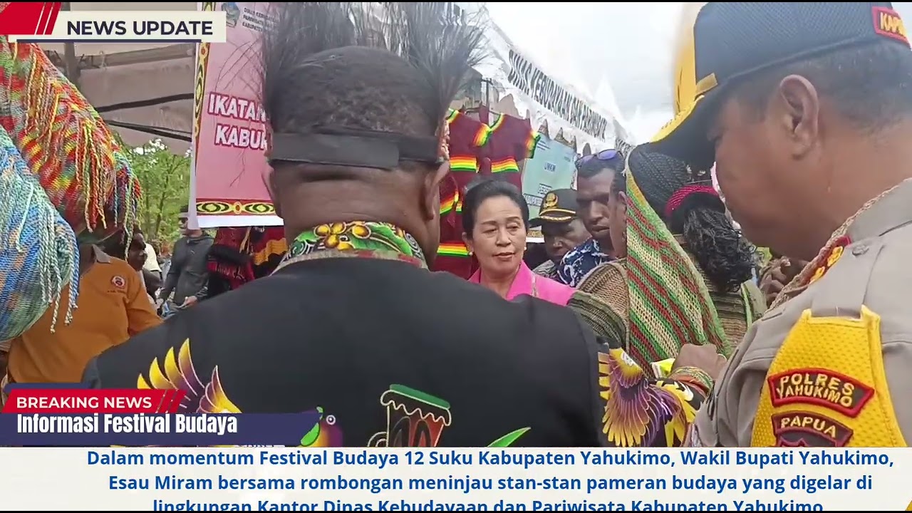  Dalam momentum Festival Budaya 12 Suku Kabupaten Yahukimo 2025