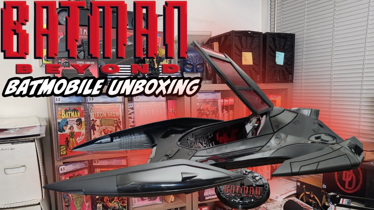 Batman Beyond Batmobile McFarlane Toys &ndash; Unboxing & Impressions!