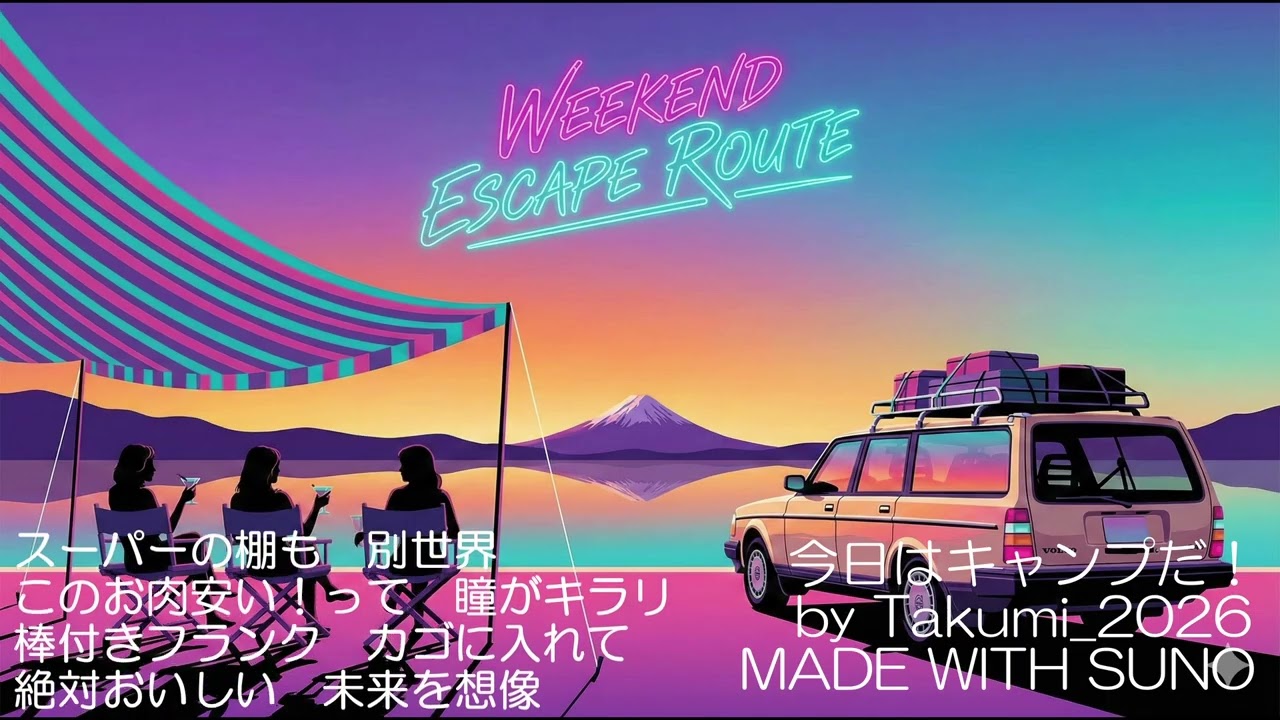 今日はキャンプだ！