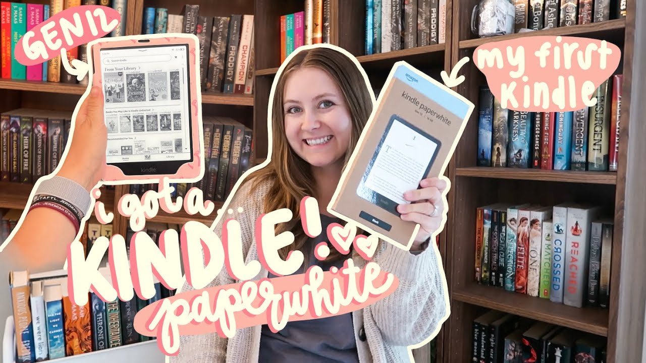 I got a Kindle Paperwhite (gen 12)! 💌✨ unboxing, set up, & initial thoughts