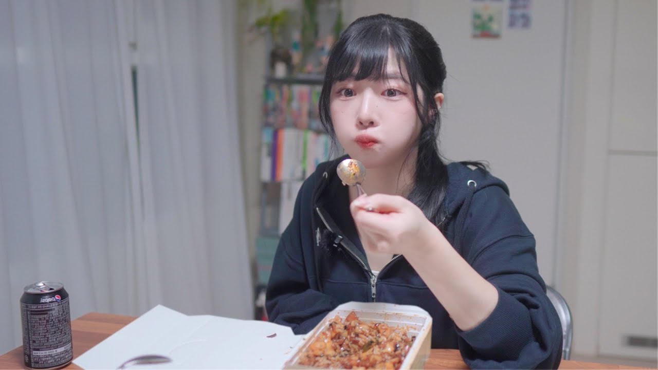 지코바 치밥 처음 먹어보는 일본인아내…