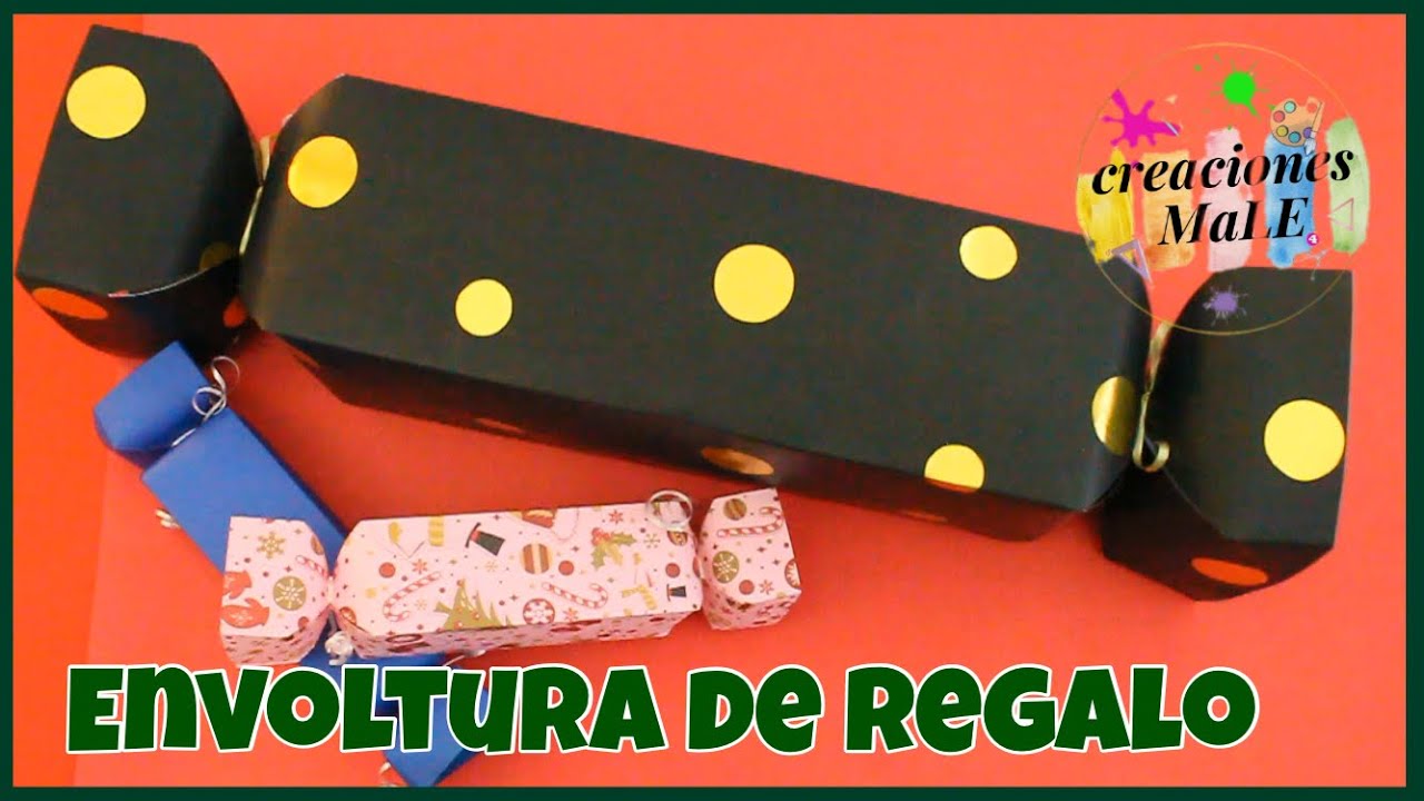 ENVOLTURA DE REGALO EN FORMA DE DULCE || DIY