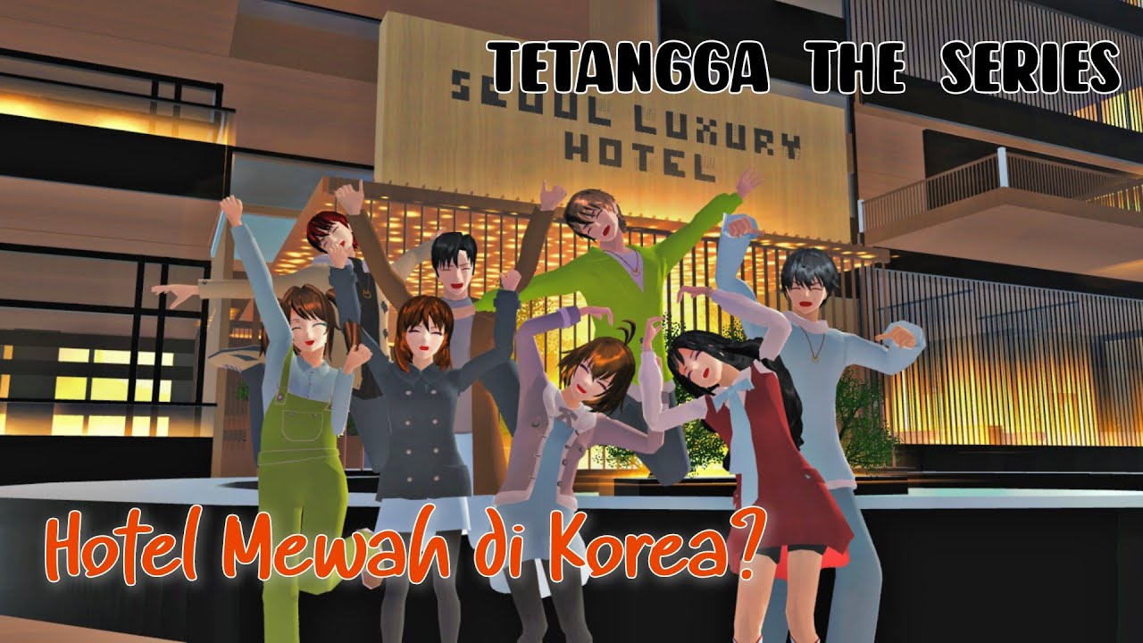 TETANGGA THE SERIES [ Jalan - jalan ke Korea pt. 2] || SAKURA SCHOOL SIMULATOR