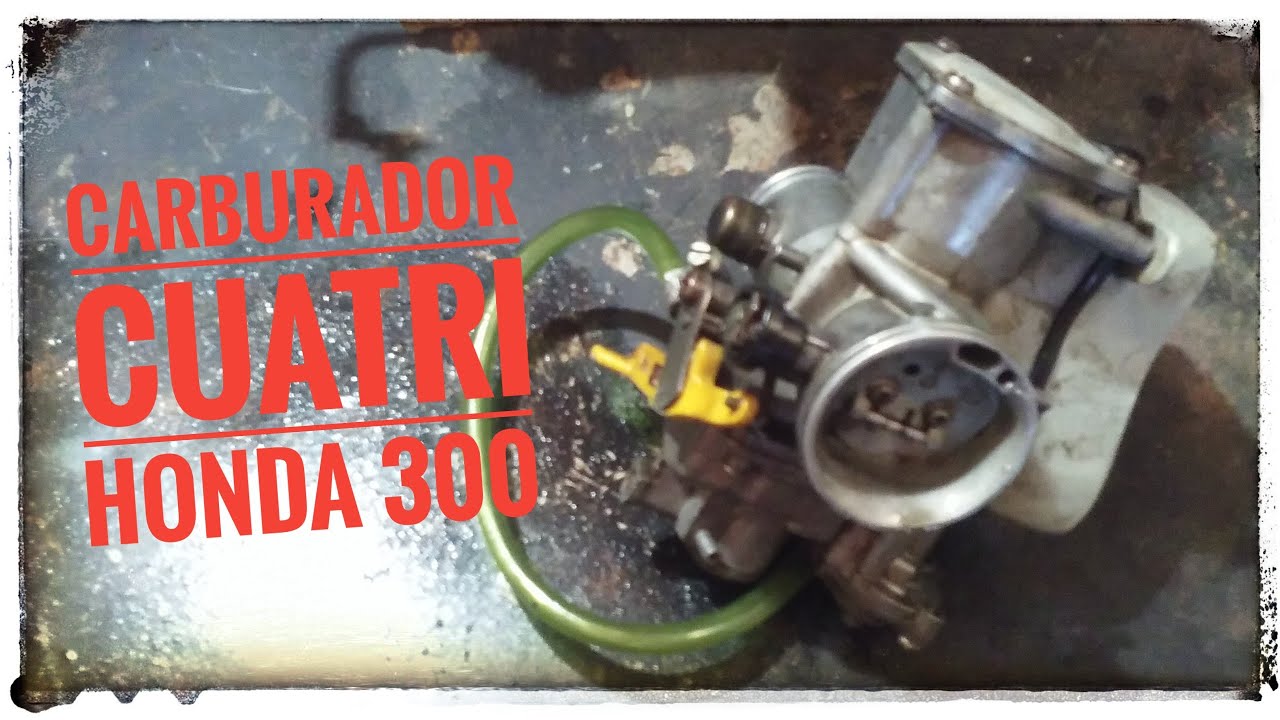 Carburacion a Cuatri Honda TRX 300