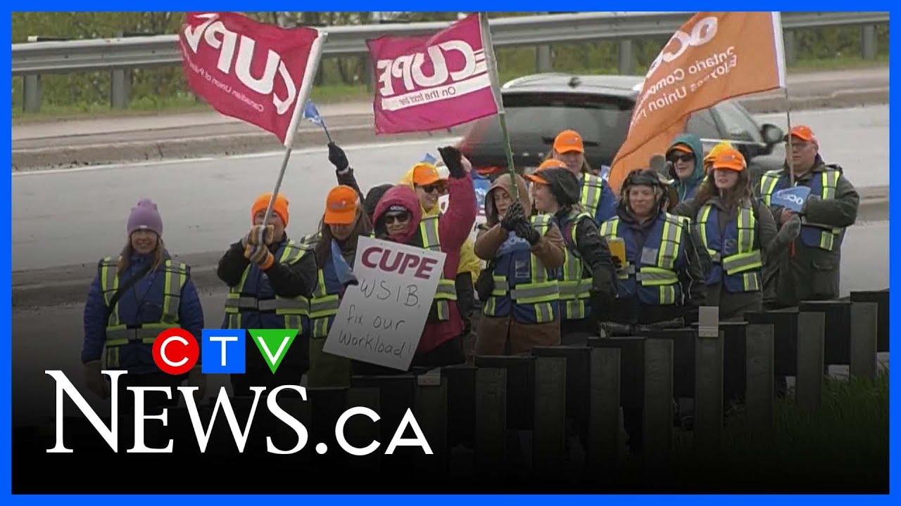 WSIB workers in the north hit the picket line