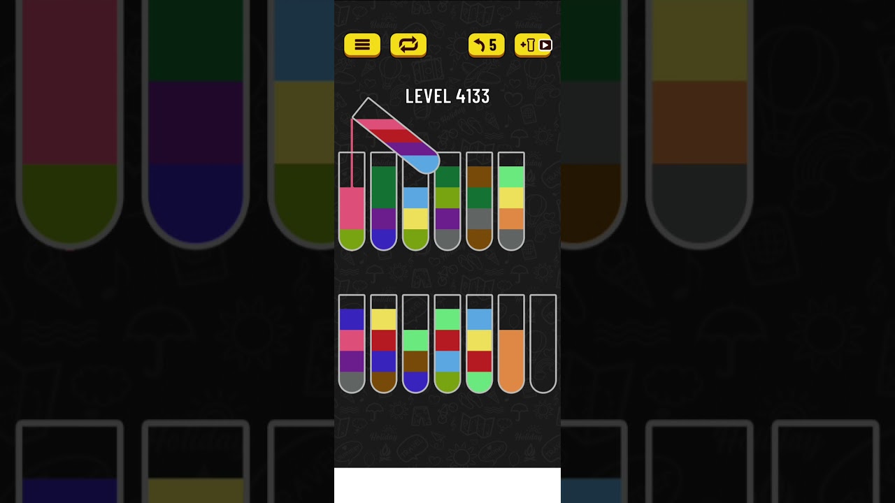 water sort puzzle level 4133