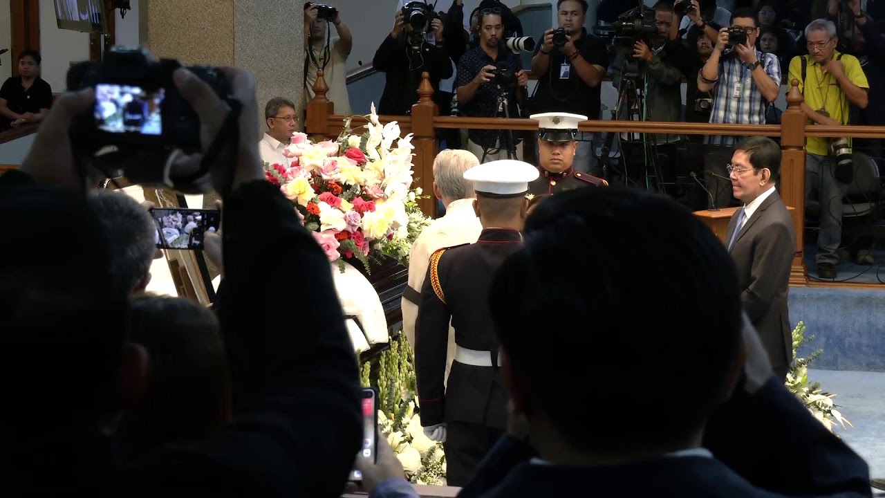 LIVESTREAM: Necrological service for ex-Senate president Juan Ponce Enrile