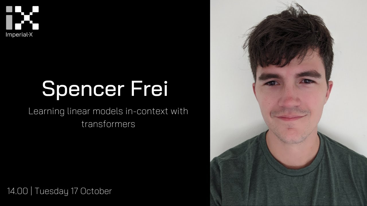 Learning linear models in-context with transformers with Spencer Frei
