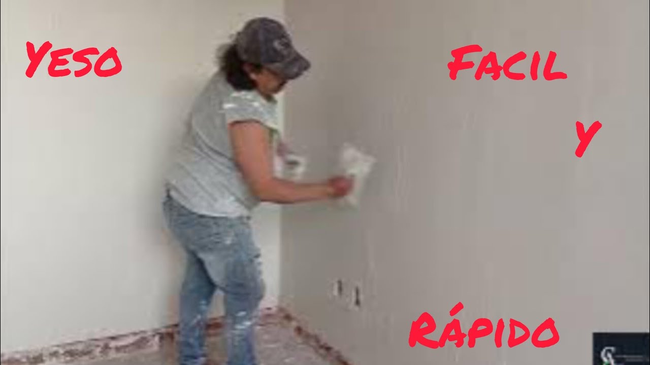 Cómo hechar yeso tableado en pared