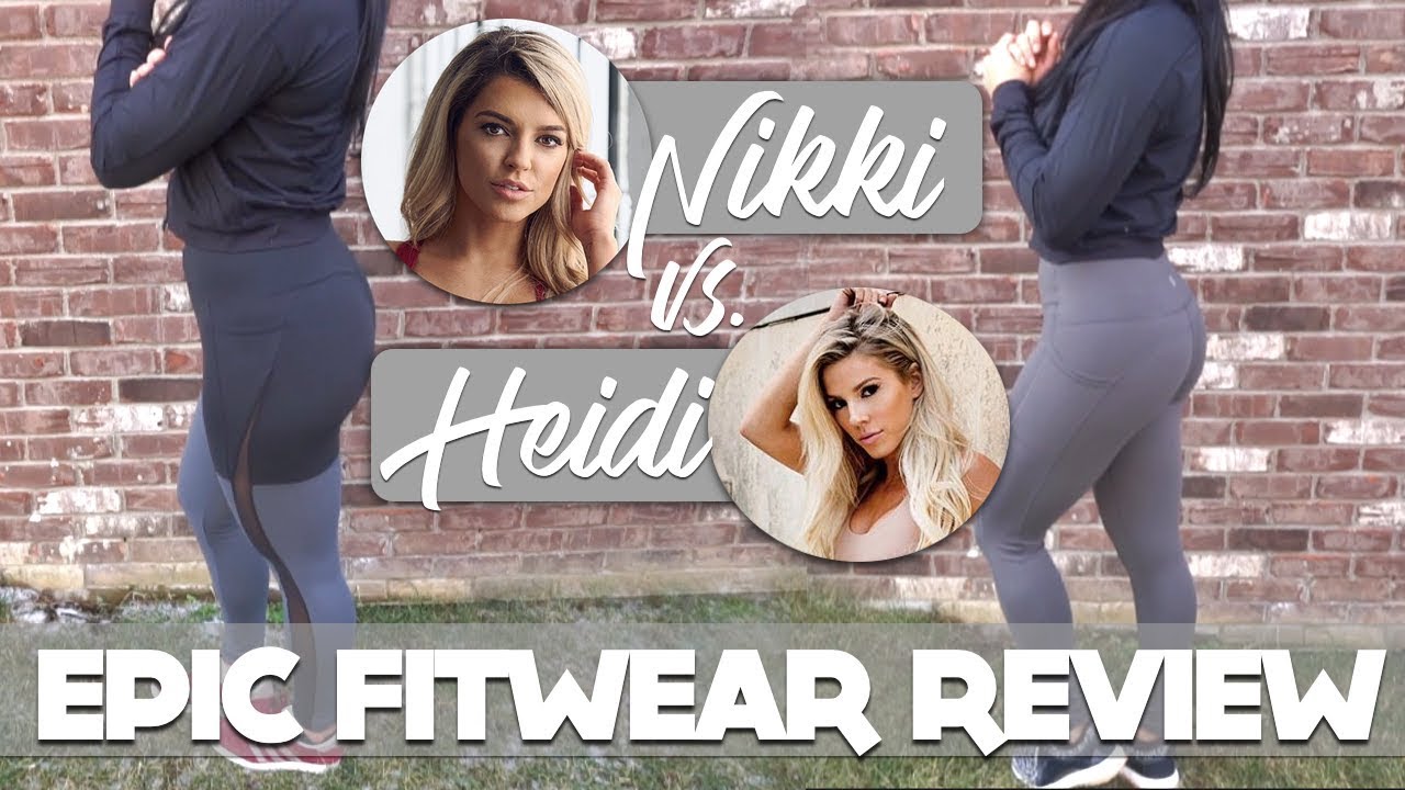 NIKKI vs. HEIDI | NOT Sponsored EPIC Leggings Review